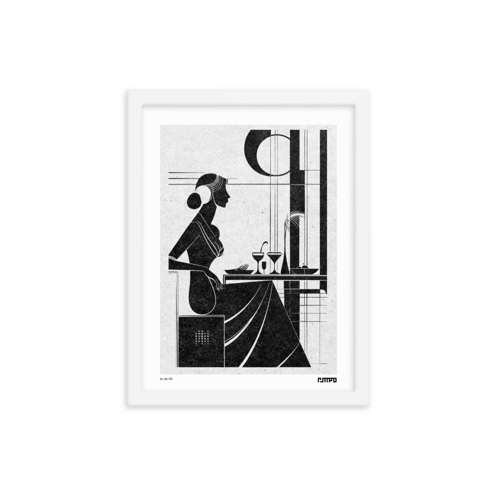 la vie 03 — framed art print · t.mpo