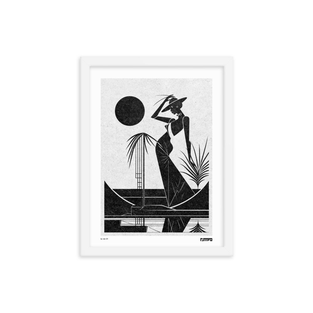la vie 01 — framed art print · t.mpo