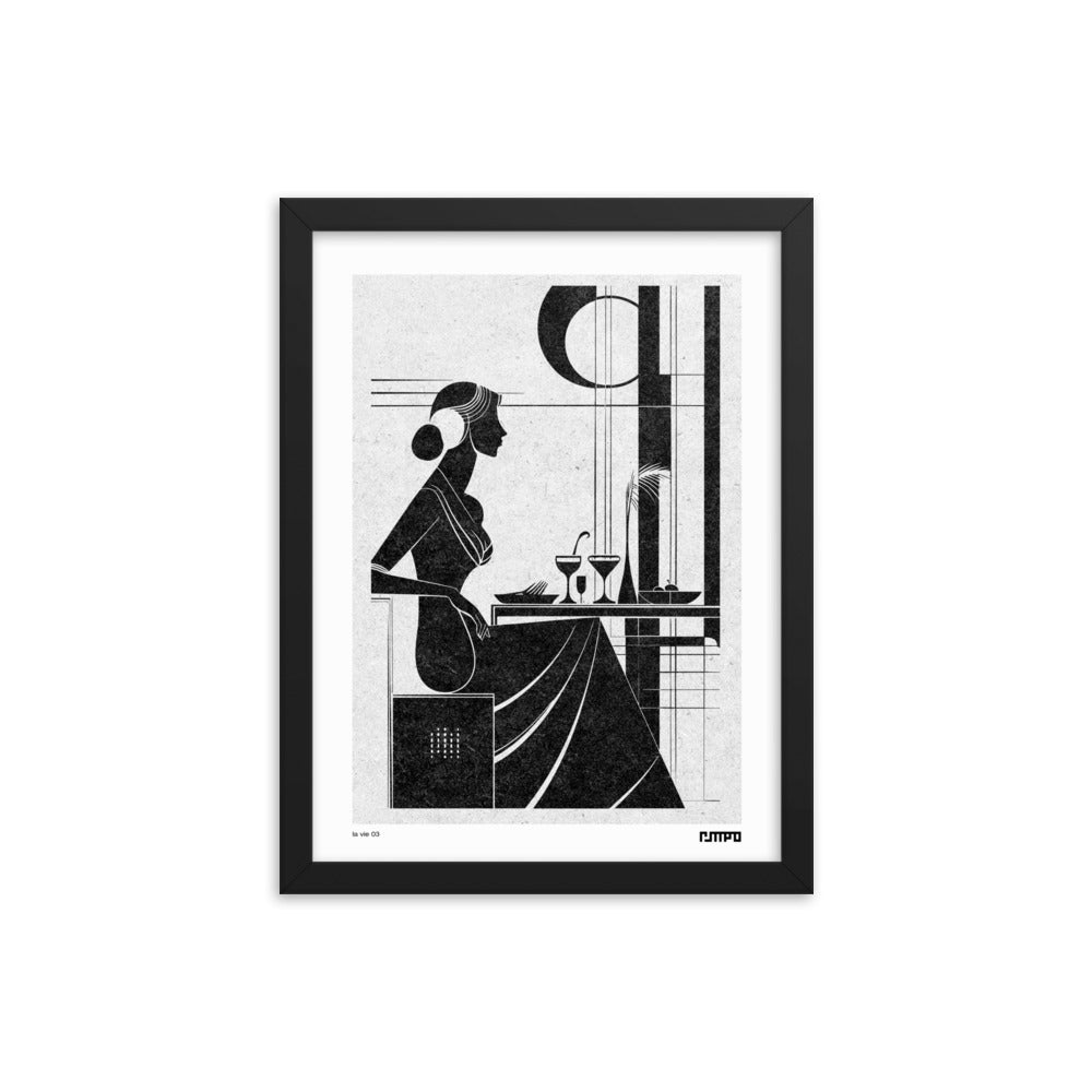 la vie 03 — framed art print · t.mpo