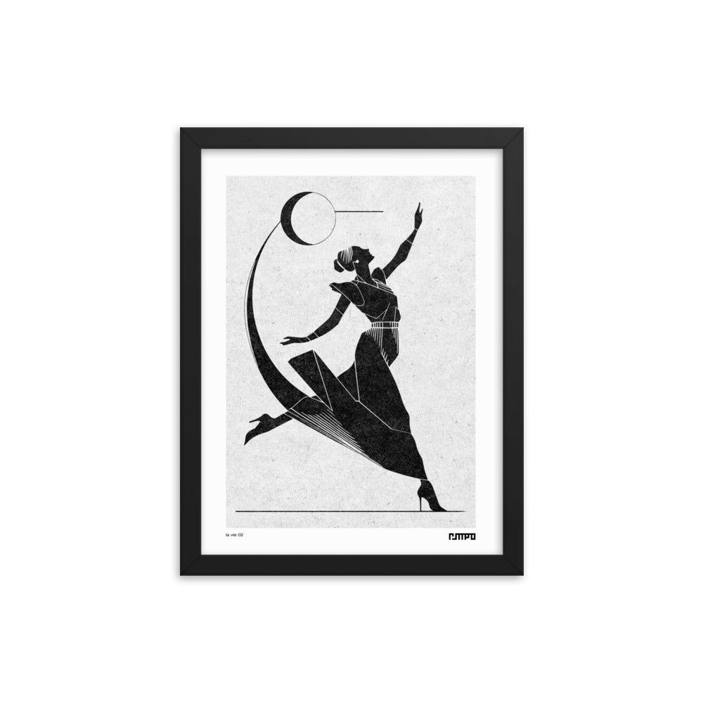 la vie 02 — framed art print · t.mpo