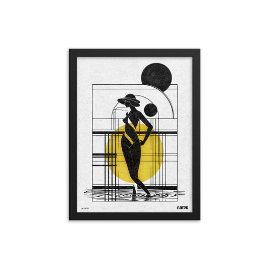 caregiver — framed art print · t.mpo