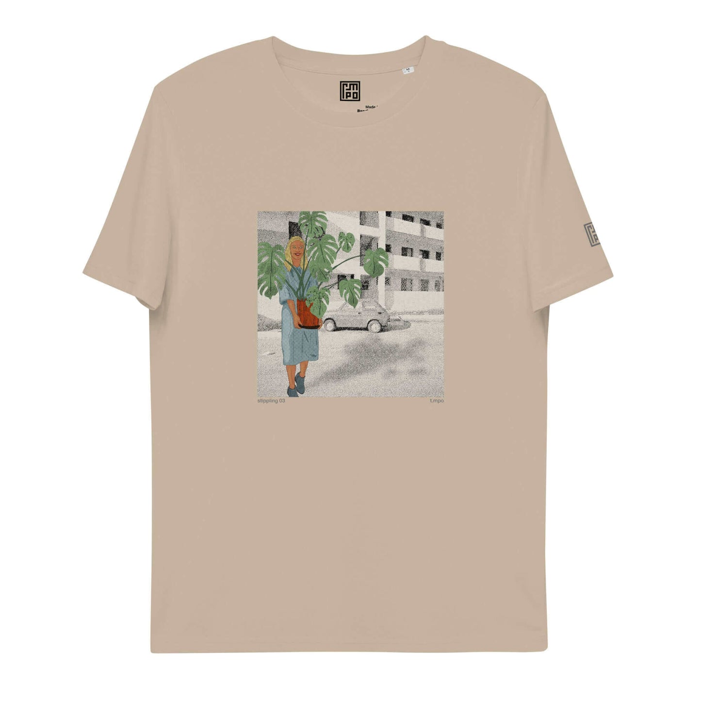 Eco-Friendly Unisex Organic Cotton Tee | Wearable Art