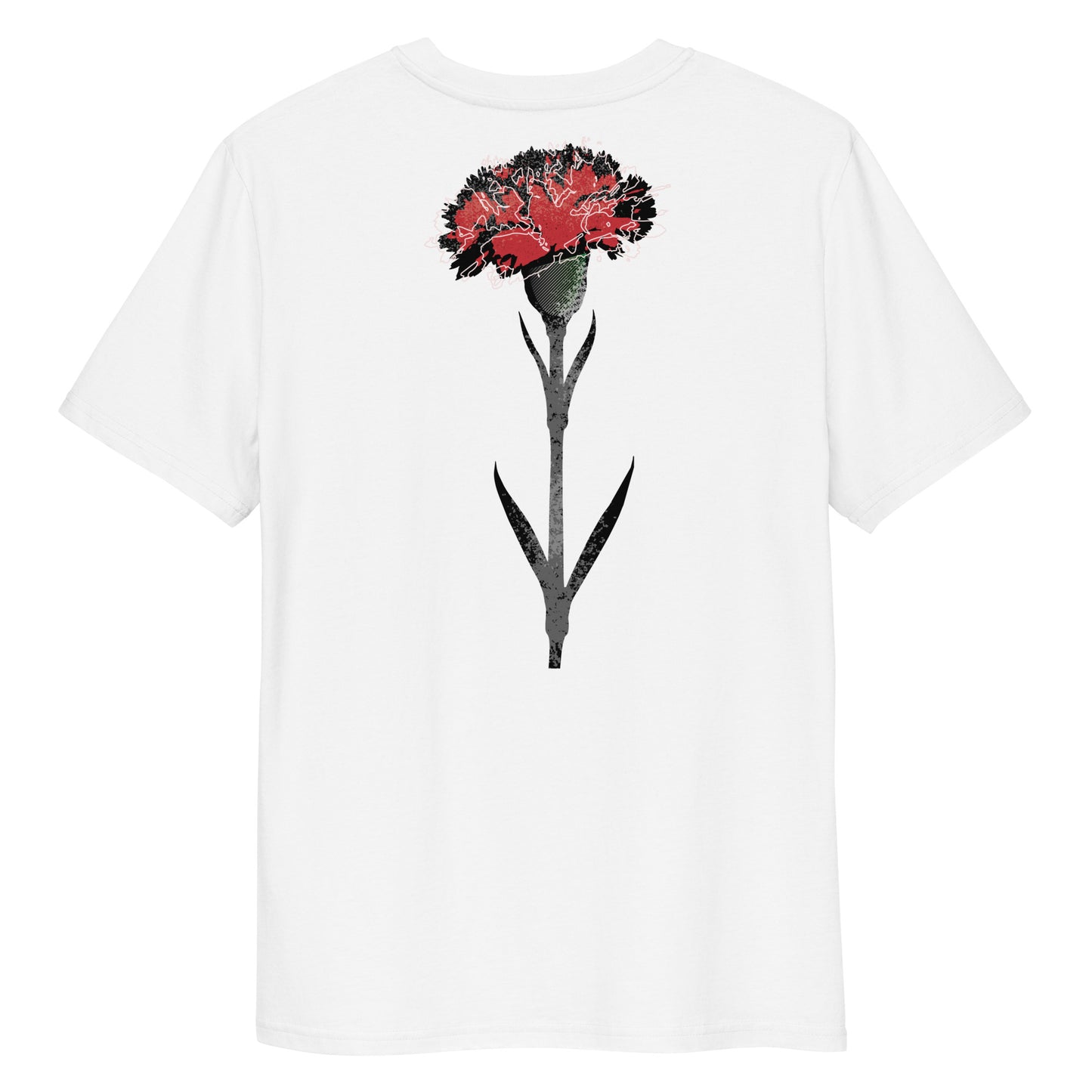 50-25 cravo, back — organic cotton unisex t-shirt · t.mpo